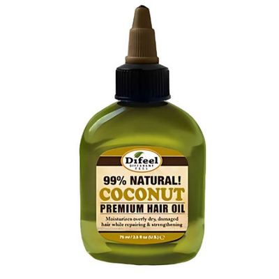 Difeel 99% Natural Blend Premium Hair Oil - Coconut Oil 75ml