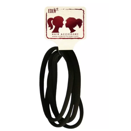 Eden Nylon Ponytail Holders - 35cm Black #64351