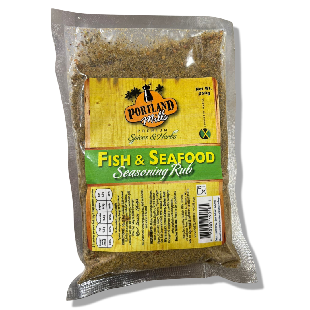 Portland Mills Fish And Seafood Seasoning Rub 250g - available for wholesale buying