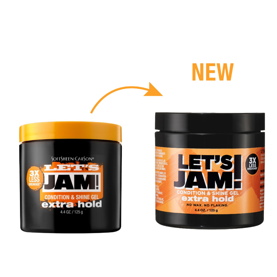 Let's Jam Condition and Shine Extra Hold Gel 125g