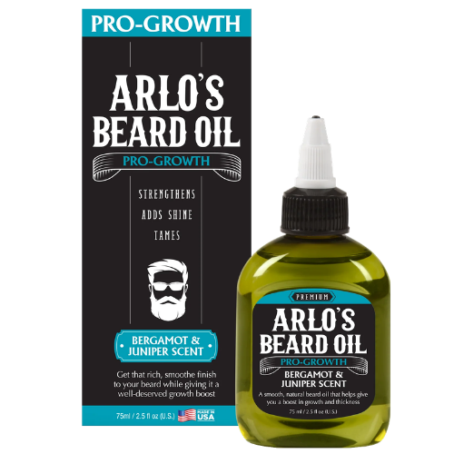 Arlo's Pro Growth Beard Oil - Bergamot & Juniper Scent 75ml