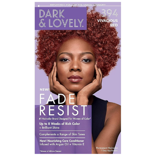 Dark & Lovely Fade Resist Hair Colour - Vivacious Red 394