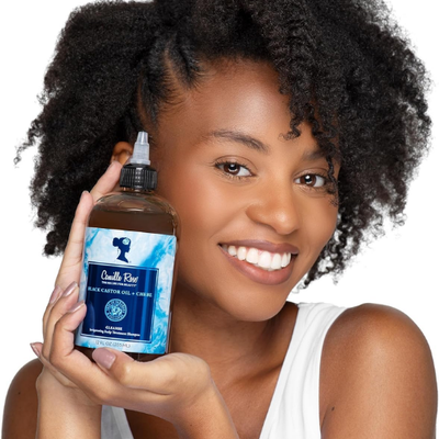 Camille Rose Black Castor Oil & Chebe Cleanse Scalp Treatment Shampoo 12oz