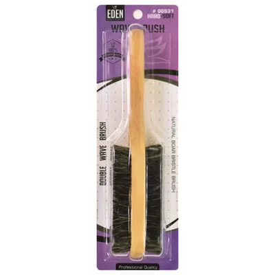 Eden 2 Sided Hard & Soft Wave Brush #00531