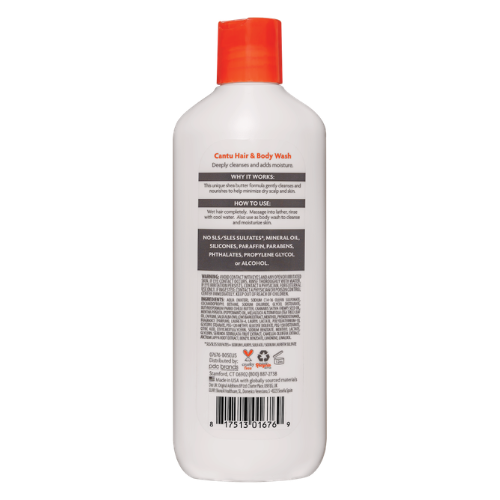 Cantu Men Hair & Body Wash 400ml