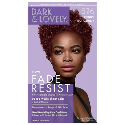Dark & Lovely Fade Resist Hair Colour - Berry Burgundy 326