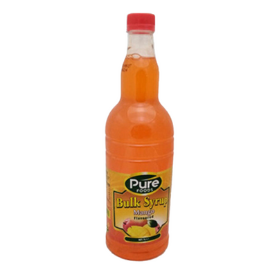 Pure Foods Bulk Syrup -  Mango Flavoured 1L