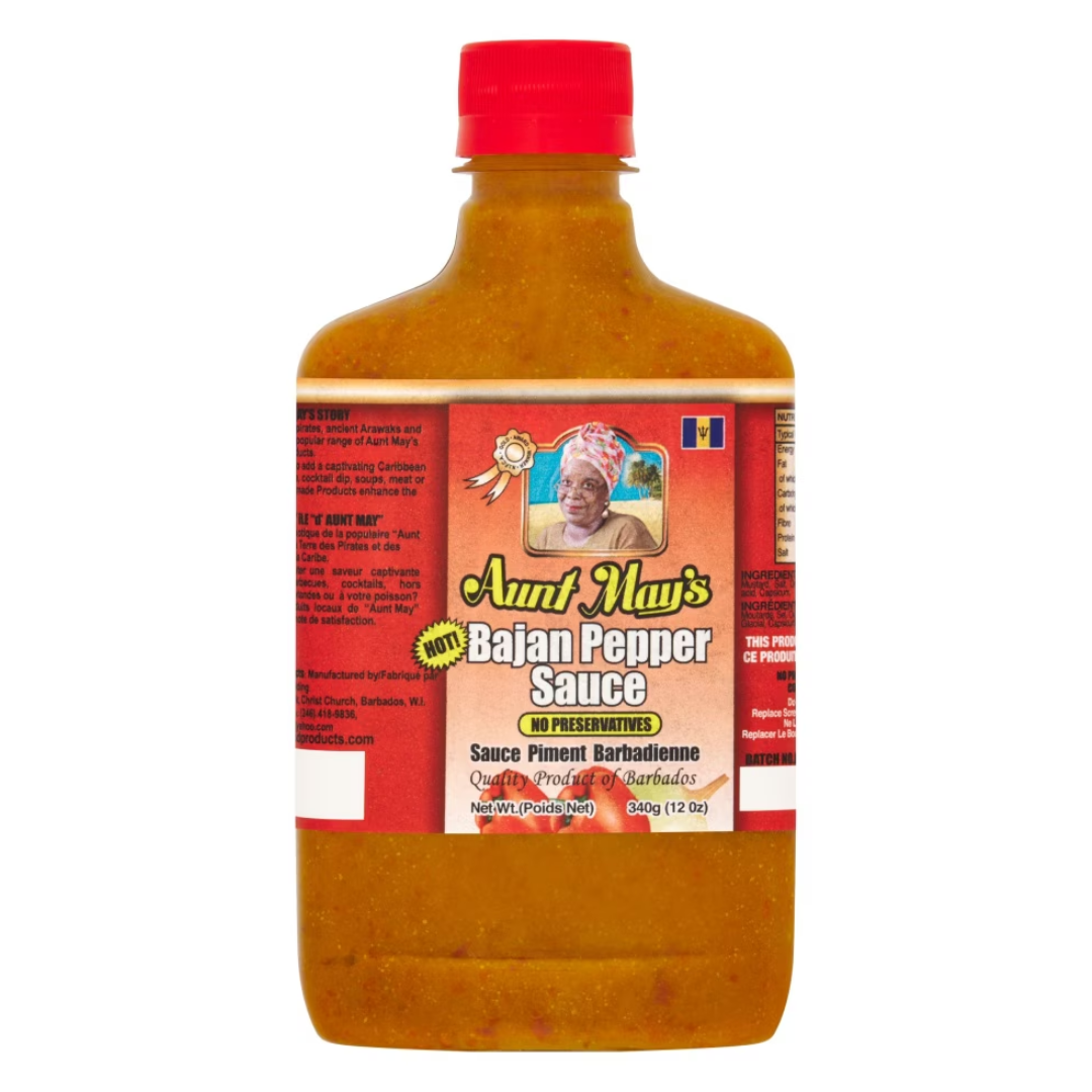 Aunt May's Bajan Pepper Sauce 340g