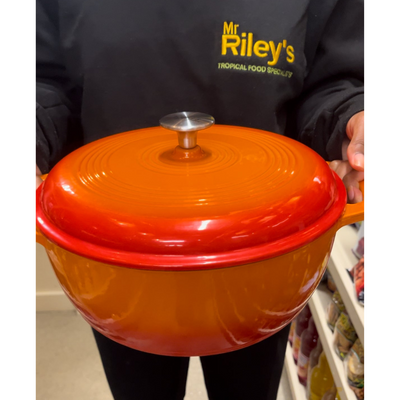 Enameled Cast Iron Dutch Oven 28cm/5.8 Litres - Orange *COMING SOON* *PRICE TBC*