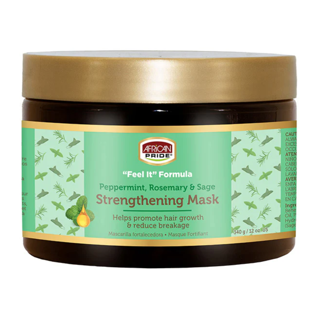 African Pride Peppermint, Rosemary & Sage Strengthening Mask 340g