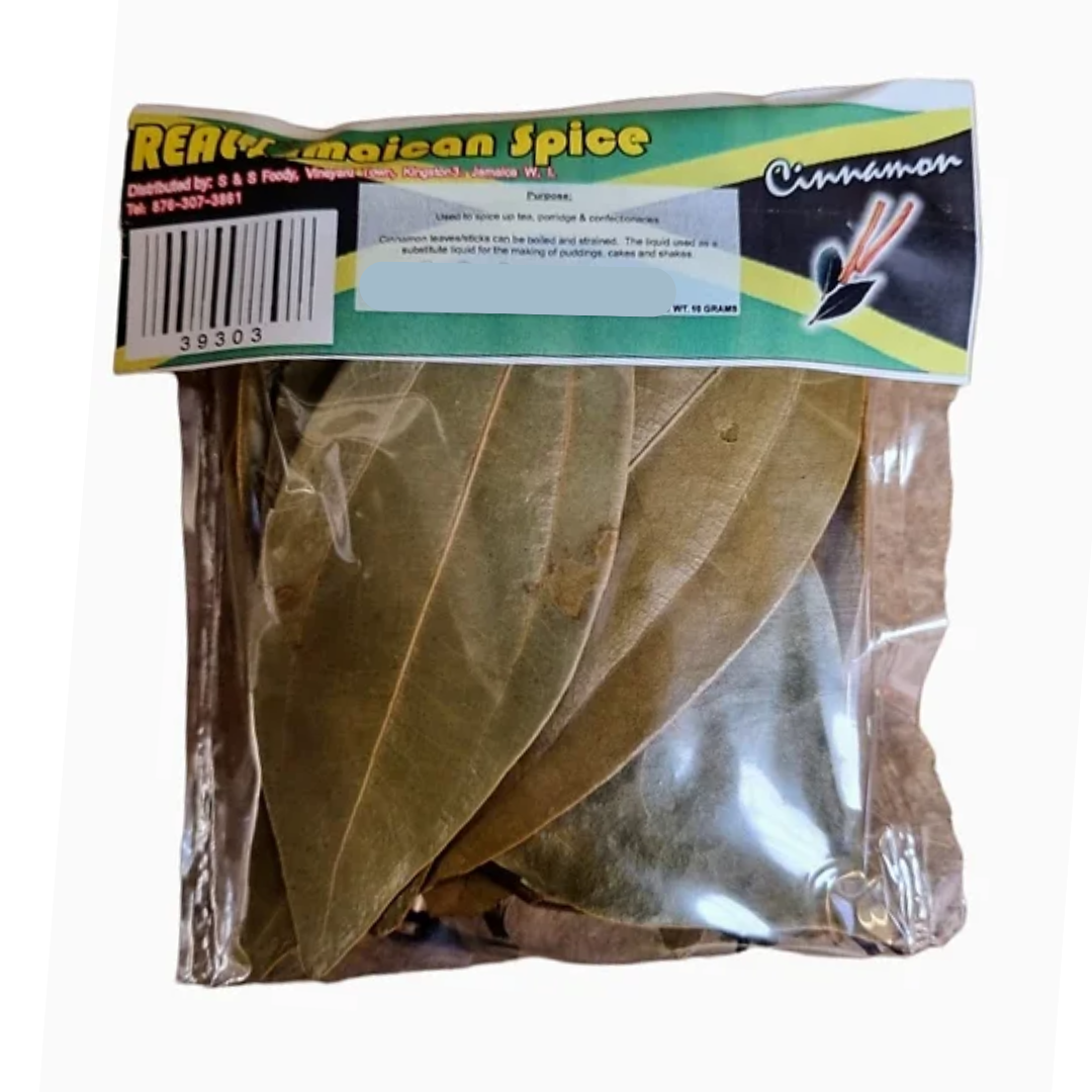 Real Jamaican Spice - Cinnamon Leaves 10g Approx – Riley's Tropical Food