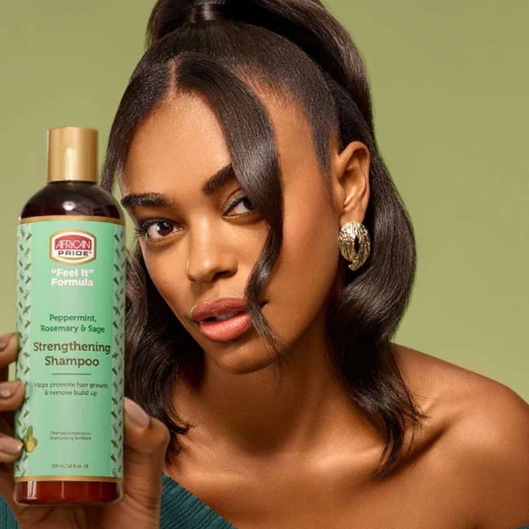 African Pride Peppermint, Rosemary & Sage Shampoo 12oz