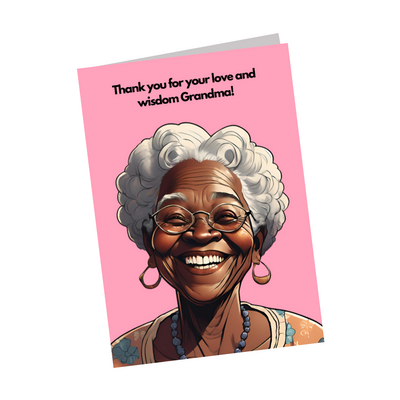 Thank You Grandma - Greeting Card (Copy)