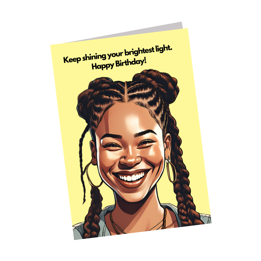 Keep Shining - Birthday Girl Card