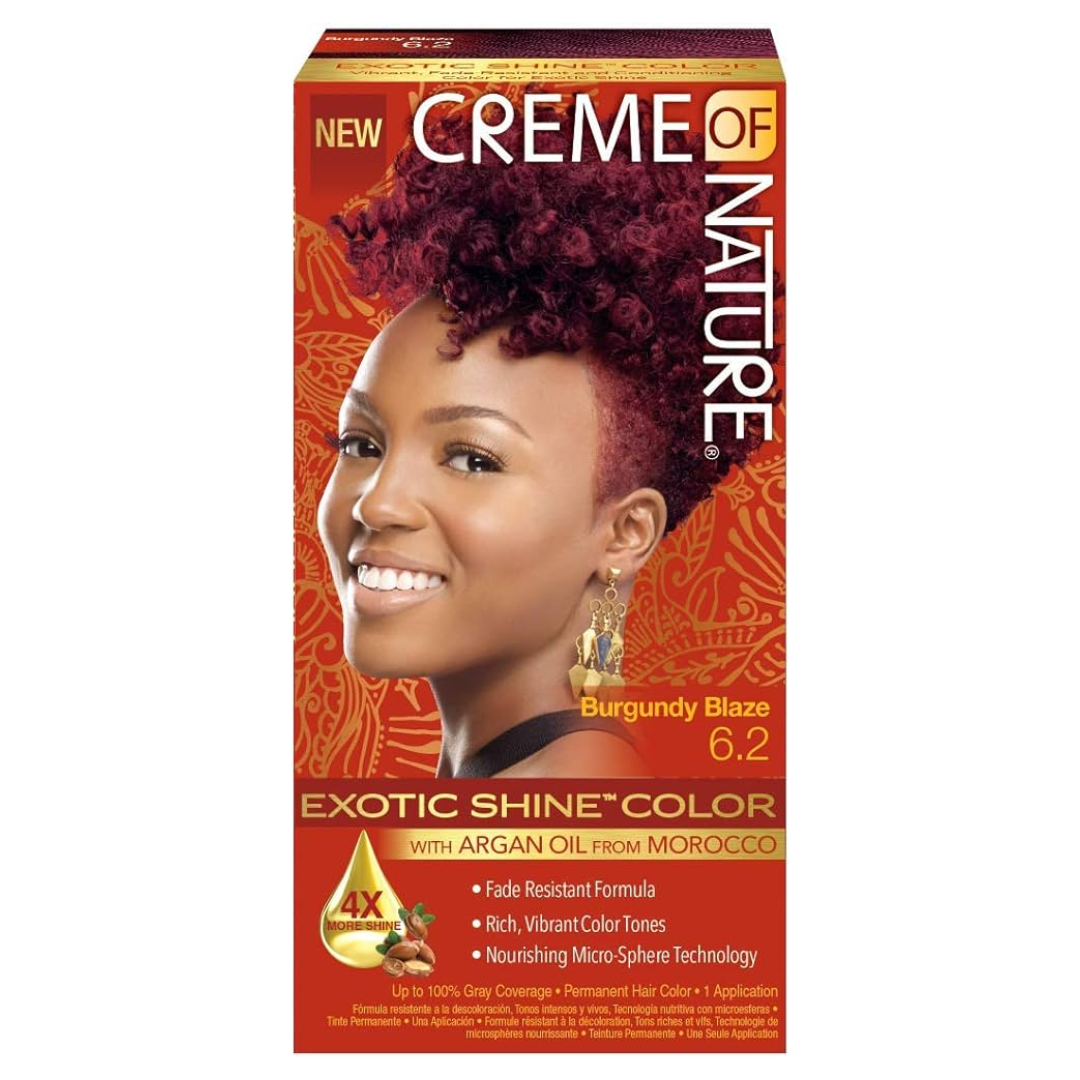 Creme Of Nature Exotic Shine Colour - Burgundy Blaze 6.2