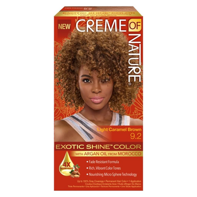 Creme Of Nature Exotic Shine Colour - Light Caramel Brown 9.2