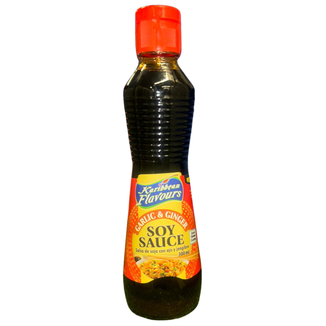 Karibbean Flavours Garlic & Ginger Soy Sauce 300ml