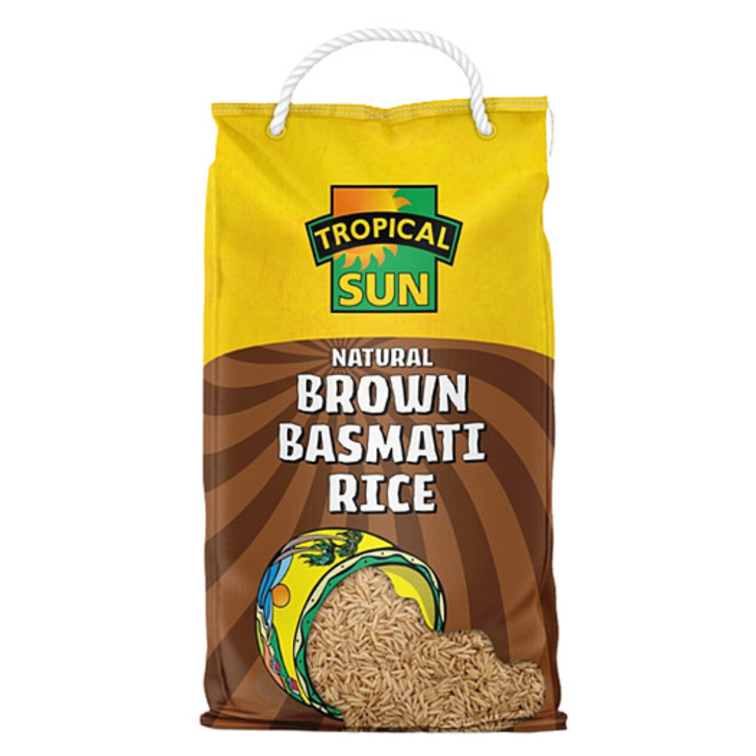 Sun Rice Basmati Tropical Sun Natural Brown Basmati Rice 5kg – Riley's Tropical Food