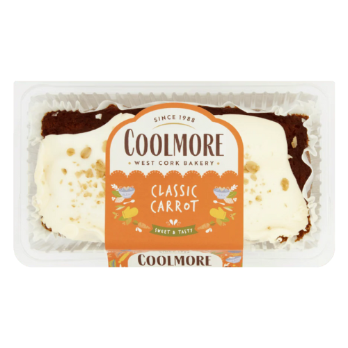 Coolmore Classic Carrot Cake 400g moist spiced cake with cream cheese frosting
