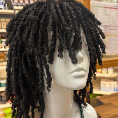 Tyra 3 - 10", Dreadlock Synthetic Wig - Black