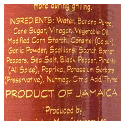 Walkerswood Spicy Jerk BBQ Sauce 355ml