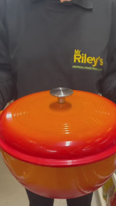 Enameled Cast Iron Dutch Oven 28cm/5.8 Litres - Orange *COMING SOON* *PRICE TBC*