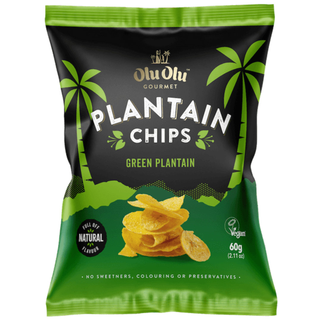 Olu Olu Green Plantain Chips 60g