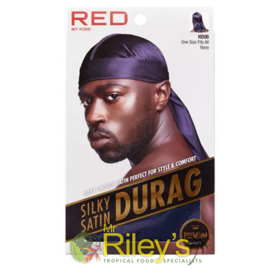 Red By Kiss Silky Satin Durag - Navy HD06