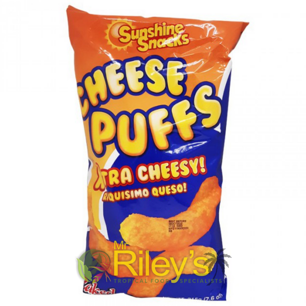 Sunshine Snacks Cheese Puffs Extra Cheesy – Riley's Tropical Food