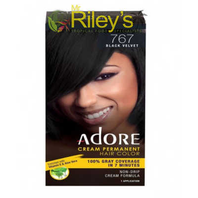 Adore Cream Permanent Hair Color - Black Velvet 767