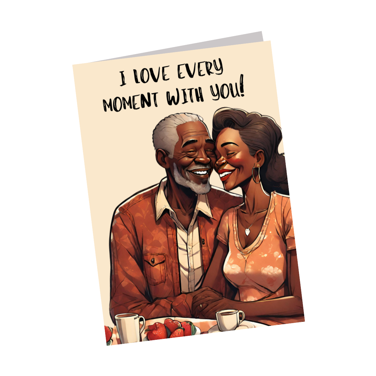 I Love Every Moment With You! - Older Couple Anniversary/Valentines Card