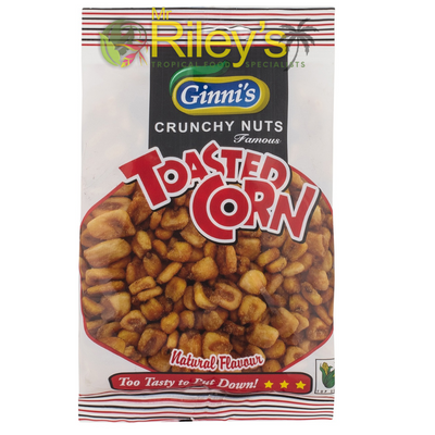 Ginni's Crunchy Nuts - Toasted Corn - Natural Flavour 120g
