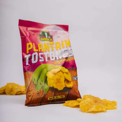 Pride of Africa Plantain Tostones - Slightly Salted 55g