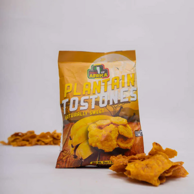 Pride of Africa Plantain Tostones - Naturally Sweet 55g