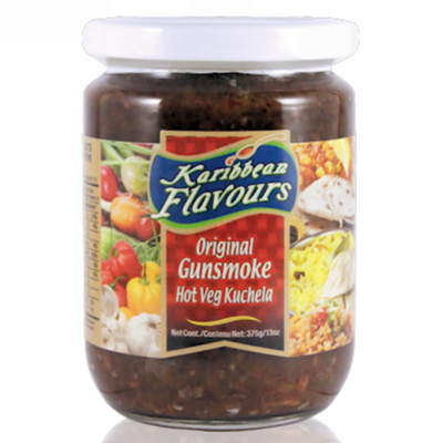 Karibbean Flavours Original Gunsmoke Hot Veg Kuchela 375g