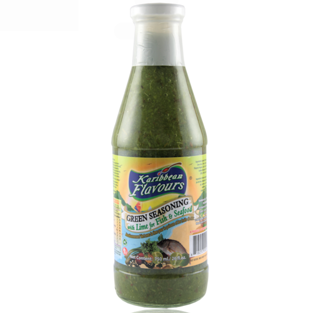 Karibbean Flavours Green Seasoning with Lime for Fish & Seafood