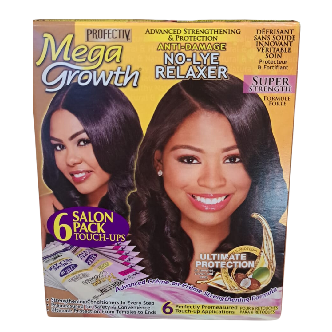 Profectiv Mega Growth No Lye Relaxer 6 Touch Up Application - Super Strength