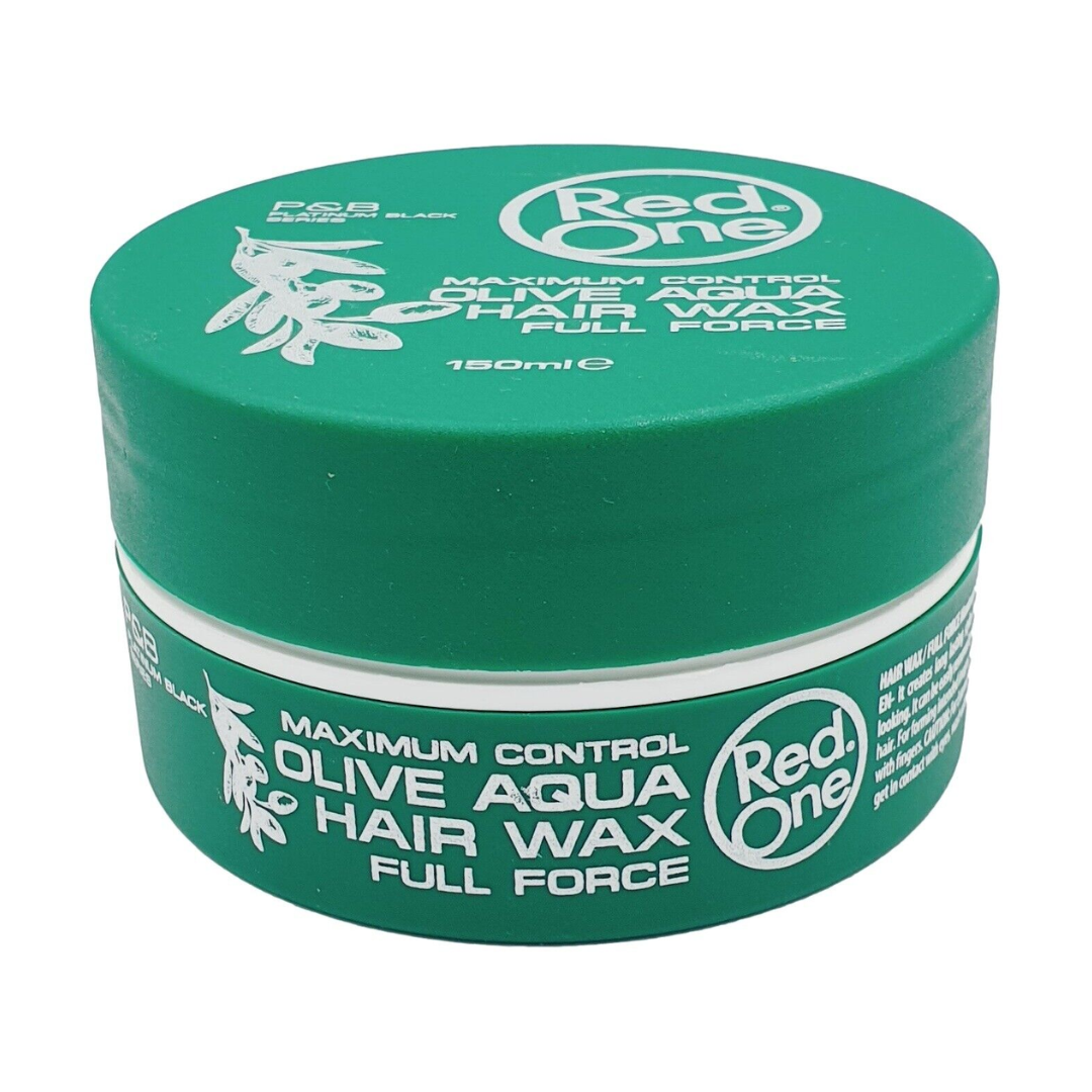 Red One Maximum Control Olive Aqua Hair Wax Hair Wax