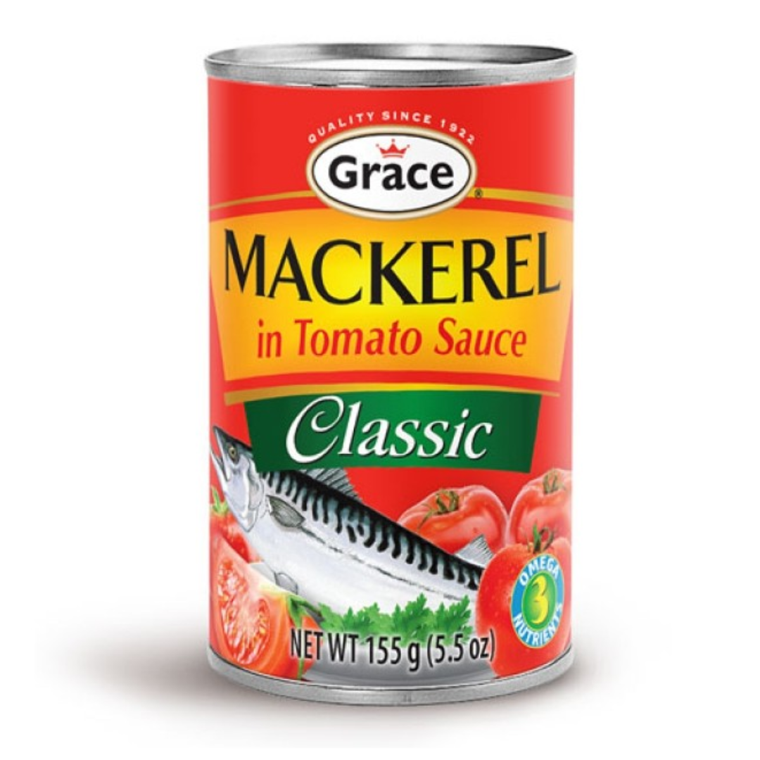 Grace Mackerel in Tomato Sauce - Classic 155g