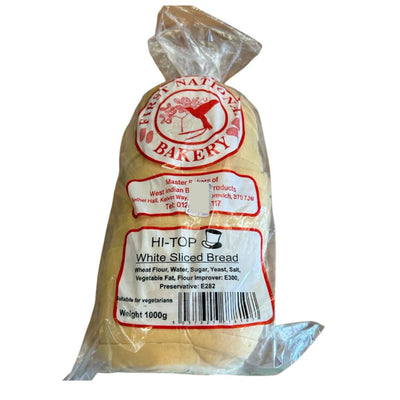 First National Bakery Hi-Top White Sliced Bread 1000g
