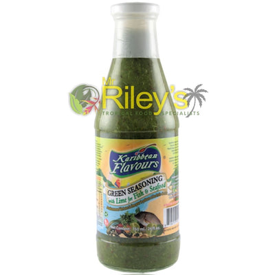 Karibbean Flavours Green Seasoning with Lime for Fish & Seafood