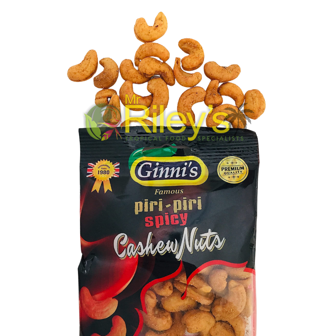 Ginni's Piri Piri Spicy Cashew Nuts 55g