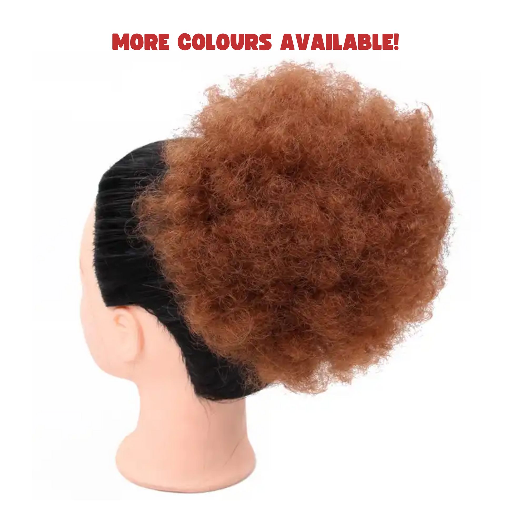 Synthetic Afro Puff - Drawstring Attachment