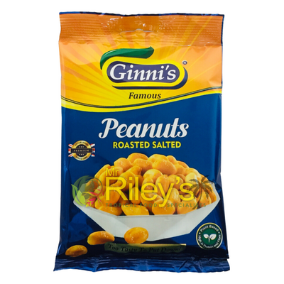 Ginni's Roasted Salted Peanuts 90g