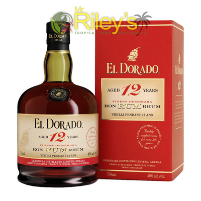 EL Dorado Finest Demerara Rum (Aged 12 Years) 70cl