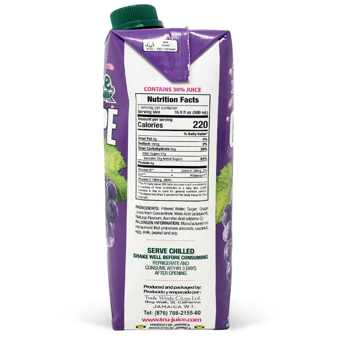 Tru-Juice Grape Drink 500ml