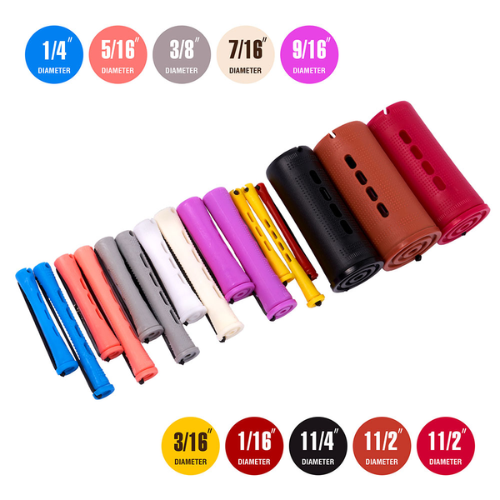 Red by Kiss Cold Wave Rods | Long | 7/16" Diameter | 12pcs (HRC04L)