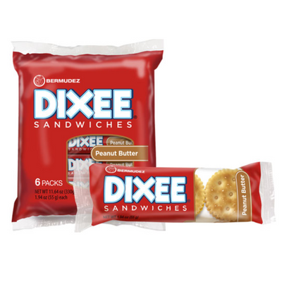 Bermudez Dixee Sandwich Cookies - Peanut Butter 330g (6 x 55g)
