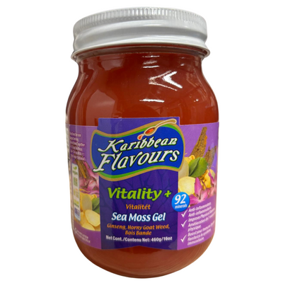Karibbean Flavours Vitality + Sea Moss Gel 460g