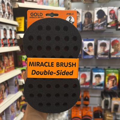 Gold Miracle Brush 2 Side - Large #MG-C